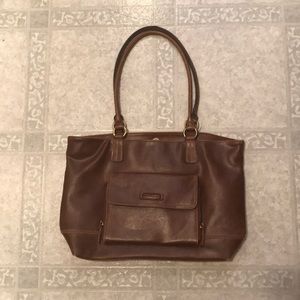 Rosetti Brown Vinyl Purse